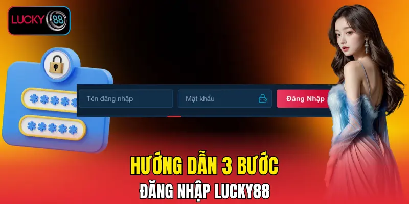 Huong Dan 3 Buoc Dang Nhap Lucky88